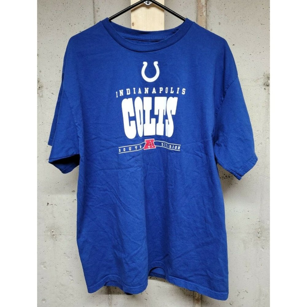 Indianapolis Colts Short Sleeve NFL T-shirt  XLarge Blue Official Team Apparel